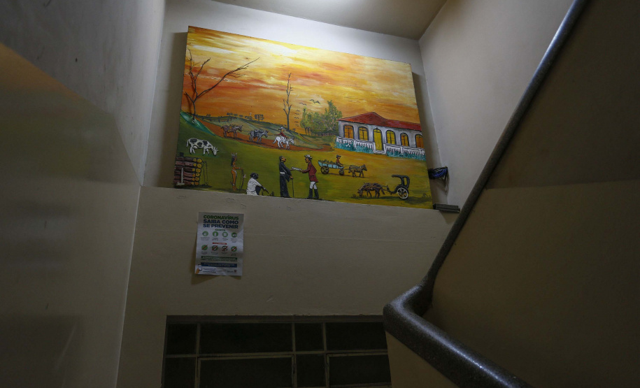 PALMEIRA - 02-12-2020 - OBRAS NO CINE TEATRO DE PALMEIRA - Foto: Jonathan Campos/ AEN