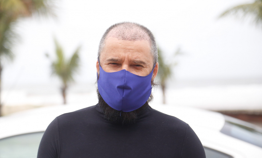 Moradores destacam importância da revitalização da Orla de Matinhos. Valmir Dias.