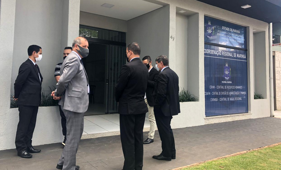 Complexo Social voltado para egressos do sistema penitenciário é inaugurado em Maringá (PR), no Noroeste do estado Foto: SESP