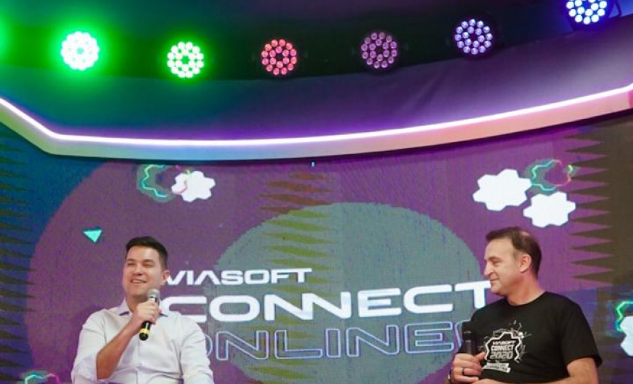 a abertura do Espaço Paraná Inovador da Viasoft Connect 2020, um dos eventos que compõem a programação da Semana da Inovação do Paraná, nesta quinta-feira (10), o chefe da Casa Civil, Guto Silva falou sobre o papel do governo nesse processo. Foto: Casa Civil