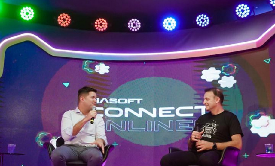 a abertura do Espaço Paraná Inovador da Viasoft Connect 2020, um dos eventos que compõem a programação da Semana da Inovação do Paraná, nesta quinta-feira (10), o chefe da Casa Civil, Guto Silva falou sobre o papel do governo nesse processo. Foto: Casa Civil