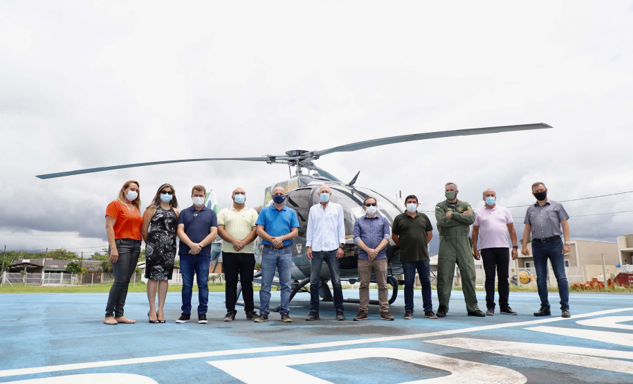 Litoral terá reforço de atendimento aeromédico. Foto:SESA