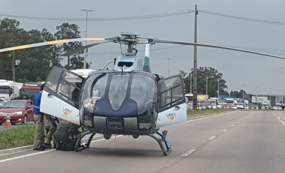 Litoral terá reforço de atendimento aeromédico. Foto:SESA