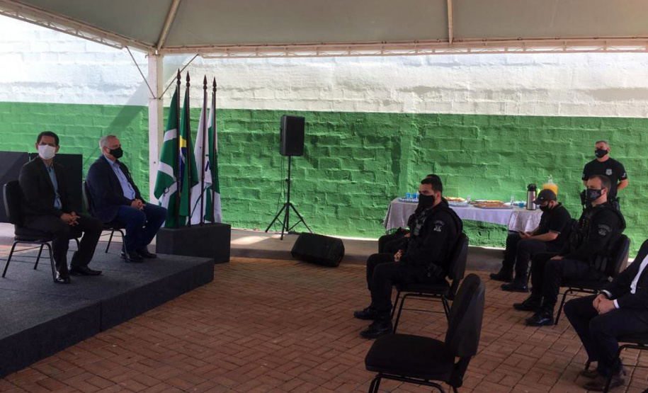 Governo do Paraná inaugura ampliação da Penitenciária de Foz do Iguaçu I, no oeste do estado. Foto:SESP
