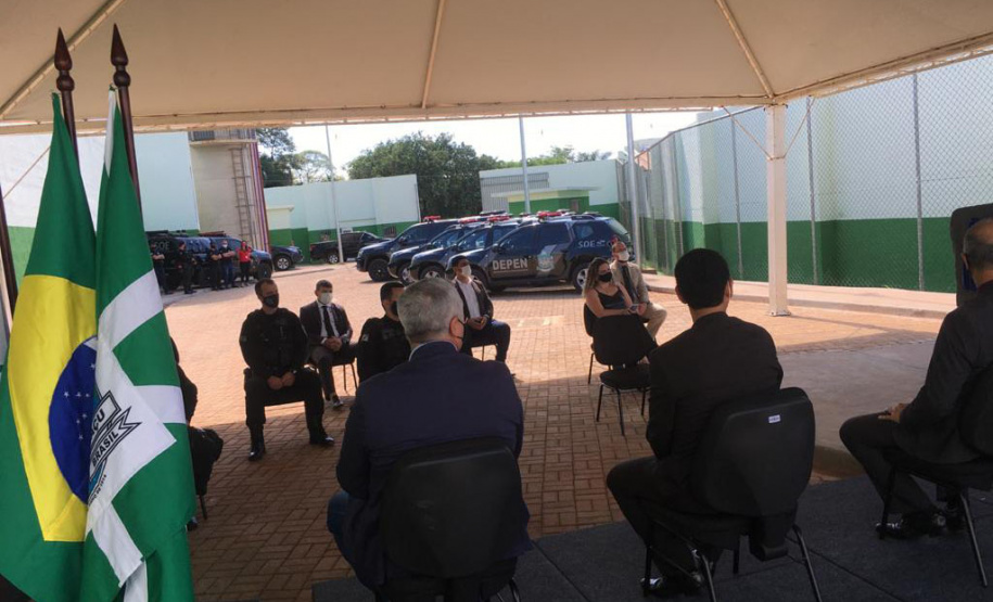 Governo do Paraná inaugura ampliação da Penitenciária de Foz do Iguaçu I, no oeste do estado. Foto:SESP