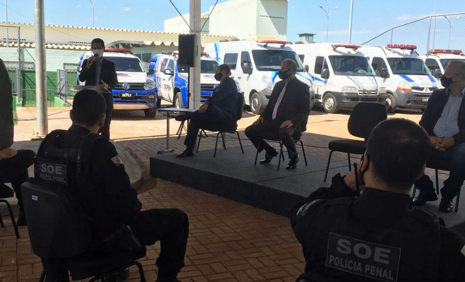 Governo do Paraná inaugura ampliação da Penitenciária de Foz do Iguaçu I, no oeste do estado. Foto:SESP