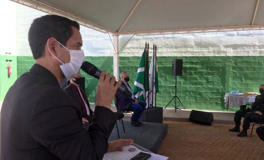 Governo do Paraná inaugura ampliação da Penitenciária de Foz do Iguaçu I, no oeste do estado. Foto:SESP