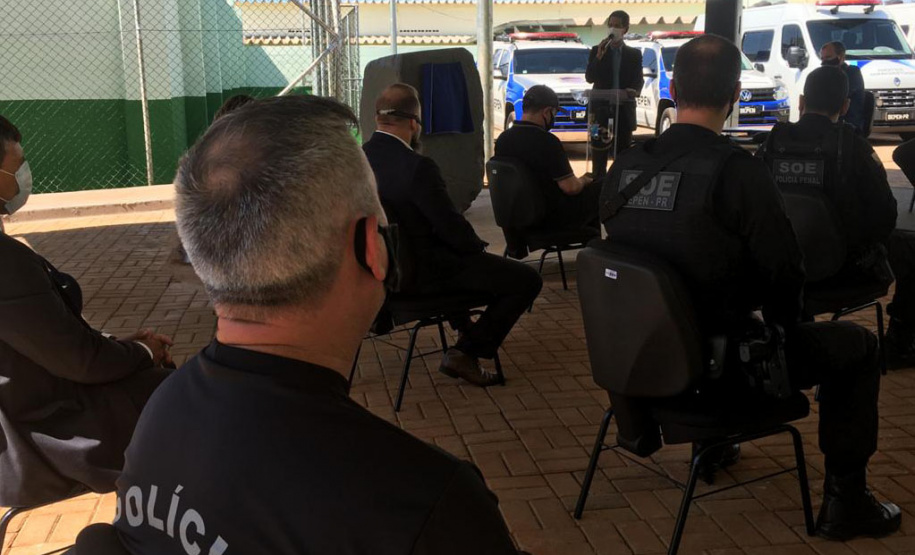 Governo do Paraná inaugura ampliação da Penitenciária de Foz do Iguaçu I, no oeste do estado. Foto:SESP