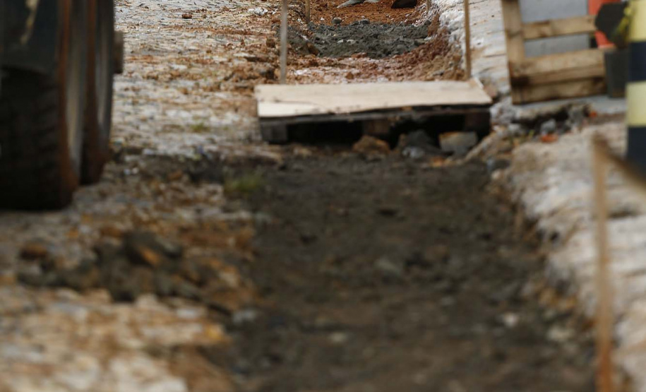 IPIRANGA - 02-12-2020 - OBRAS DE PAVIMENTAÇÃO NA CIDADE DE IPIRANGA - Foto: Jonathan Campos/ AEN