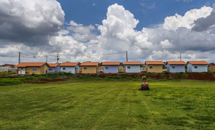 SANTA TEREZA DO OESTE - 02-12-2020 -OBRAS DE CASAS POPULARES - Foto: Jonathan Campos/ AEN