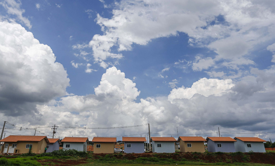 SANTA TEREZA DO OESTE - 02-12-2020 -OBRAS DE CASAS POPULARES - Foto: Jonathan Campos/ AEN