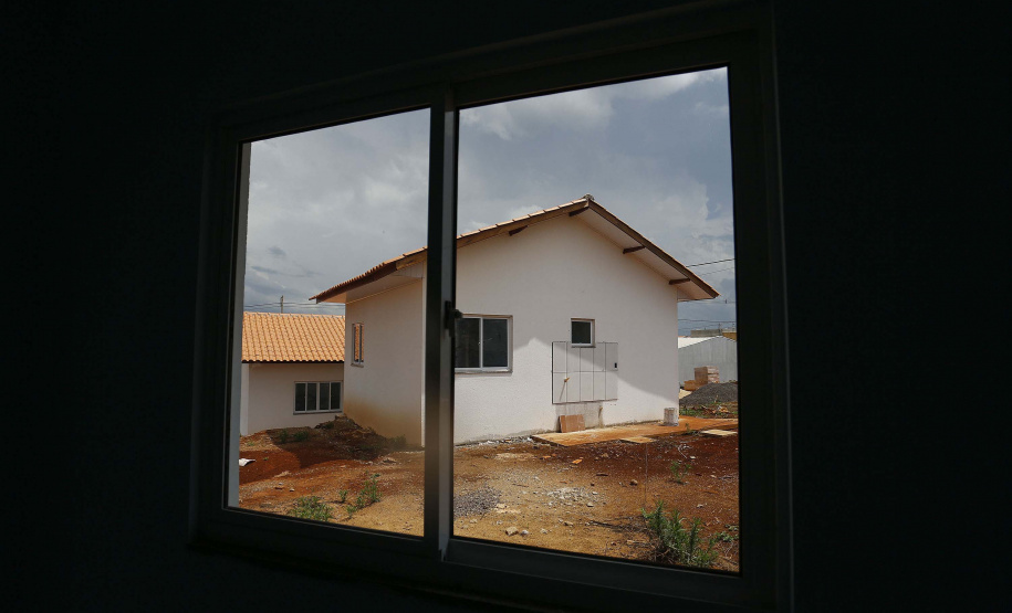 SANTA TEREZA DO OESTE - 02-12-2020 -OBRAS DE CASAS POPULARES - Foto: Jonathan Campos/ AEN