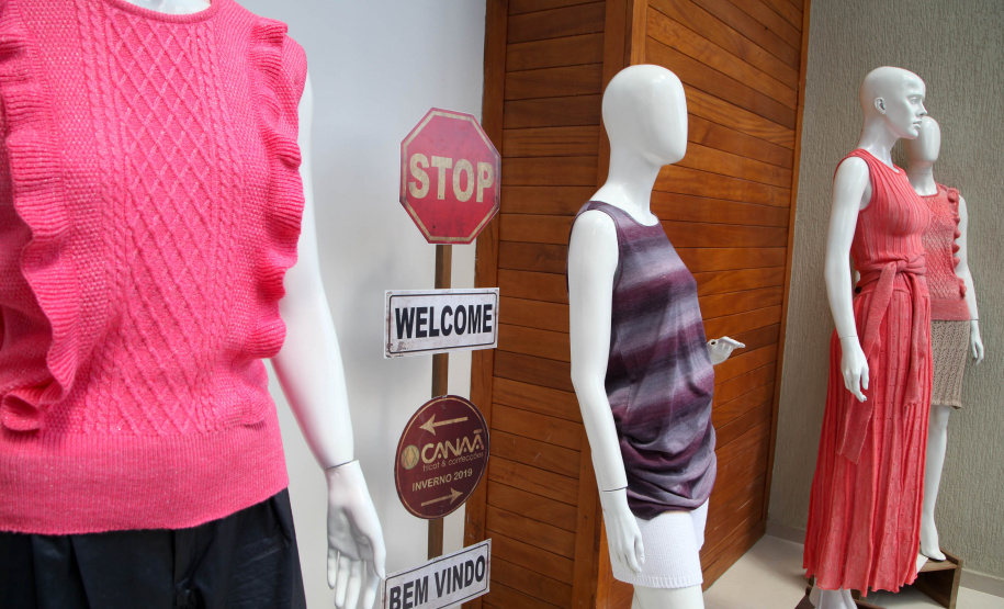 Malhas Feito no Paraná Empresa Canaá Tricot. Foto: Ari Dias/AEN