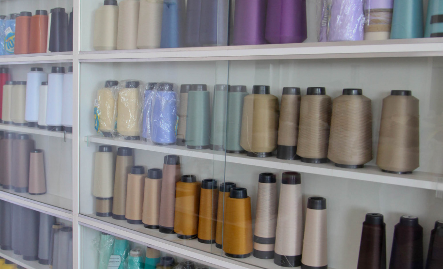 Malhas Feito no Paraná Empresa Malhas Charme Tricot. Foto: Ari Dias/AEN