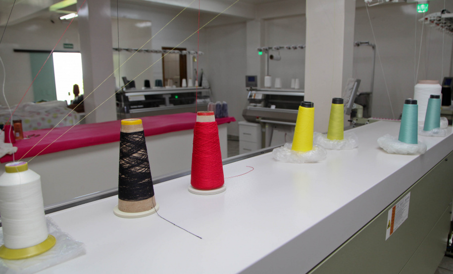 Malhas Feito no Paraná Empresa Malhas Charme Tricot. Foto: Ari Dias/AEN