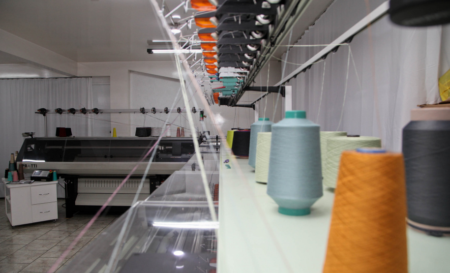 Malhas Feito no Paraná Empresa Malhas Charme Tricot. Foto: Ari Dias/AEN