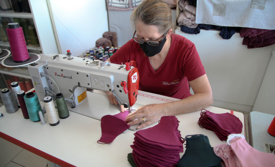 Malhas Feito no Paraná Empresa Malhas Charme Tricot. Foto: Ari Dias/AEN