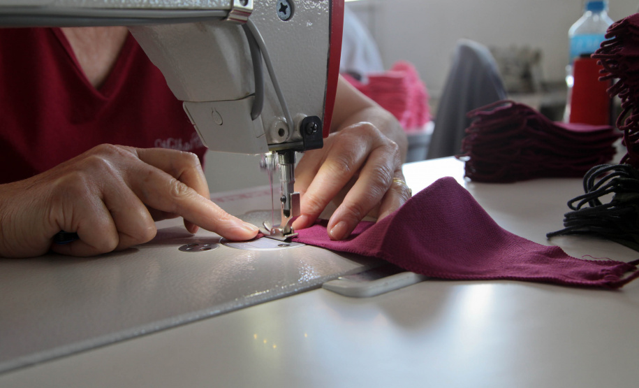 Malhas Feito no Paraná Empresa Malhas Charme Tricot. Foto: Ari Dias/AEN