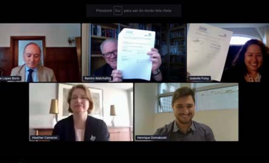 Fundação Araucária firma parcerias para internacionalização. Imagem: Fundação Araucária