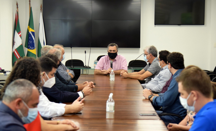 Beto Preto recebe a nova diretoria do Consórcio Paraná Saúde
Foto SESA