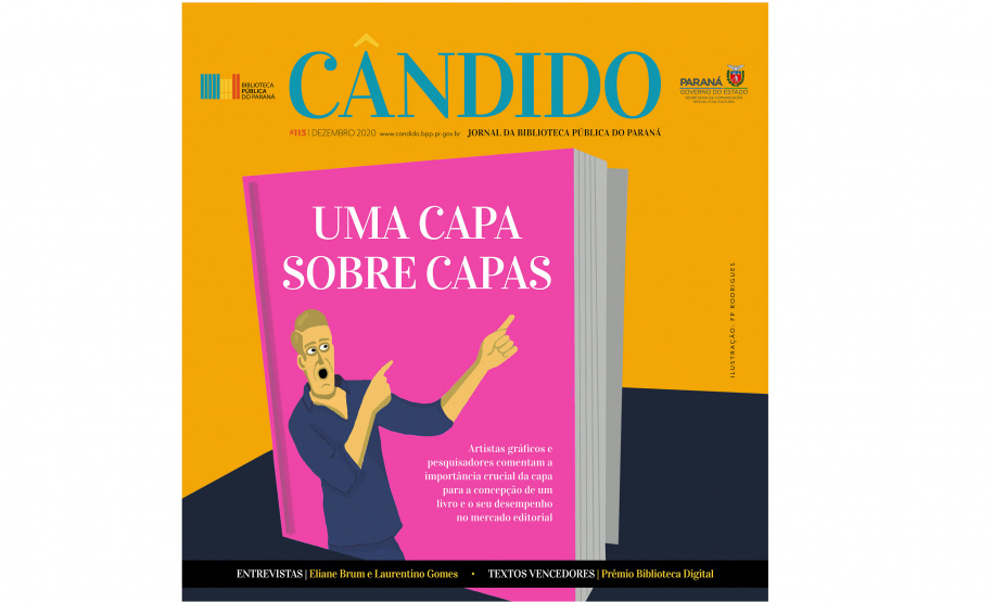 Cândido número 113 destaca o trabalho envolvido nas capas de livros