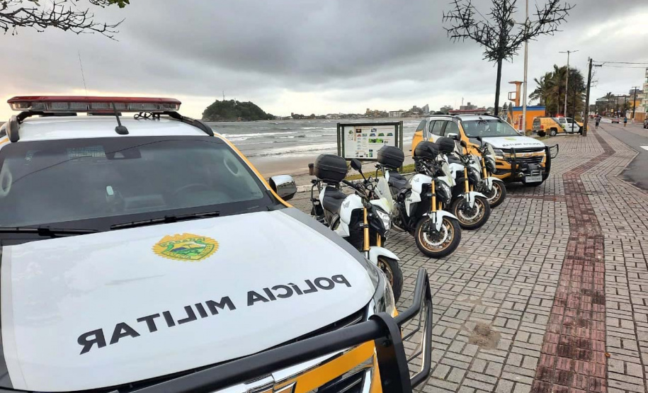 PM faz balanço das ações ostensivas no Litoral durante feriado de Natal. Foto:PMPR