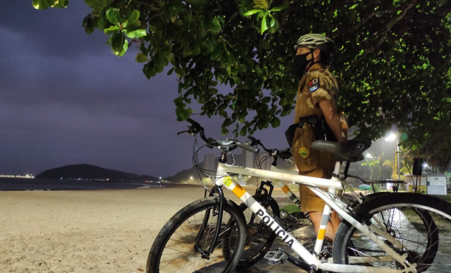 PM faz balanço das ações ostensivas no Litoral durante feriado de Natal. Foto:PMPR