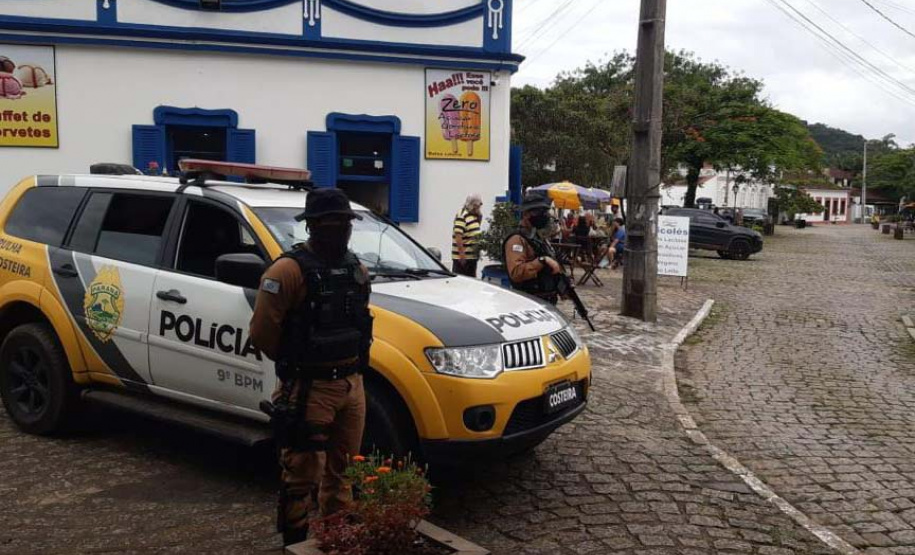 PM faz balanço das ações ostensivas no Litoral durante feriado de Natal. Foto:PMPR
