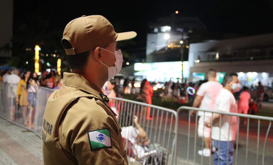 Com reforço policial e medidas sanitárias, Litoral registra menos ocorrências na passagem do ano
. Foto:SESP