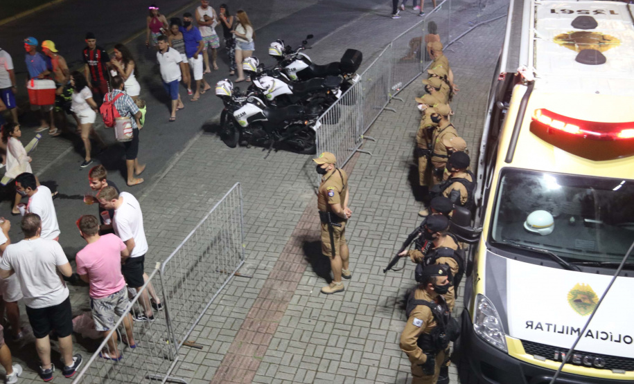 Com reforço policial e medidas sanitárias, Litoral registra menos ocorrências na passagem do ano
. Foto:SESP