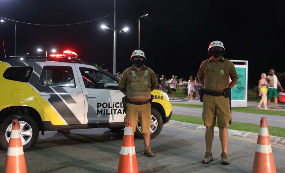 Com reforço policial e medidas sanitárias, Litoral registra menos ocorrências na passagem do ano
. Foto:SESP