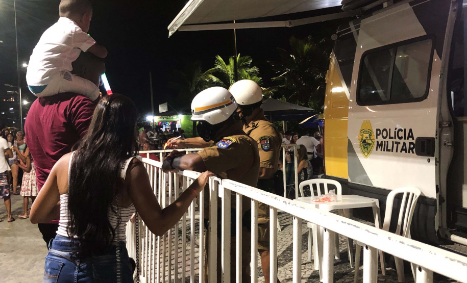 Com reforço policial e medidas sanitárias, Litoral registra menos ocorrências na passagem do ano
. Foto:SESP