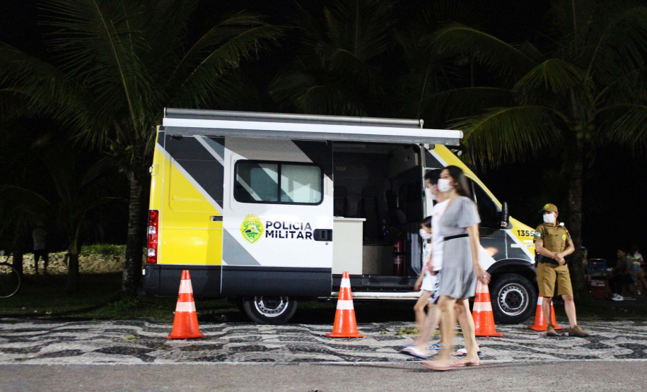 Com reforço policial e medidas sanitárias, Litoral registra menos ocorrências na passagem do ano
. Foto:SESP