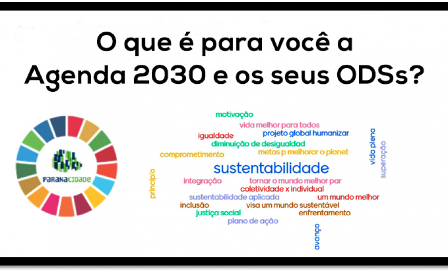 Paranacidade faz campanha para sensibilizar funcionários à Agenda 2030 e os ODSs