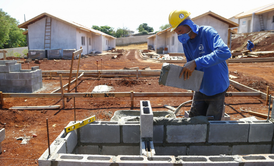 Condomínio do Idoso de Foz do Iguaçu tem 80% das obras executadas. Foto: Jonathan Campos/ AEN