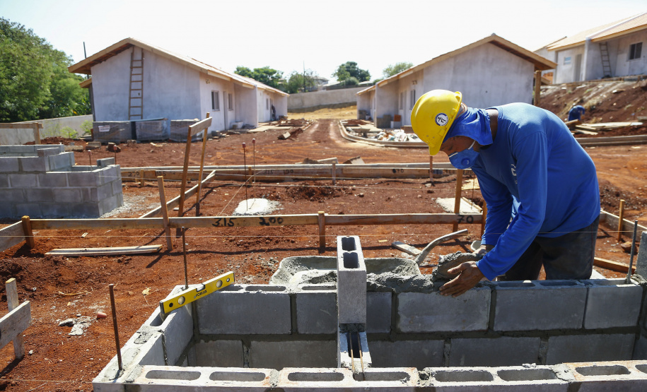 Condomínio do Idoso de Foz do Iguaçu tem 80% das obras executadas. Foto: Jonathan Campos/ AEN