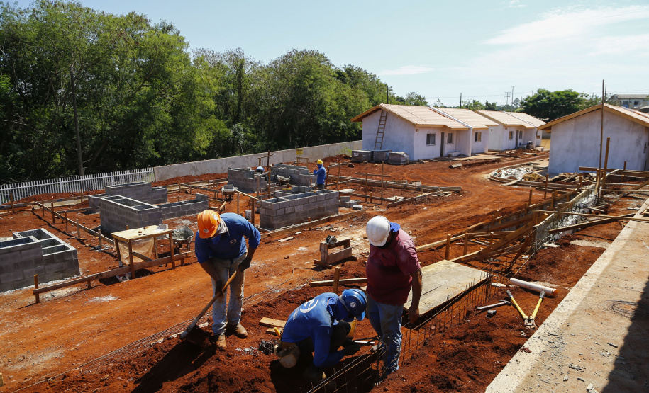 Condomínio do Idoso de Foz do Iguaçu tem 80% das obras executadas. Foto: Jonathan Campos/ AEN