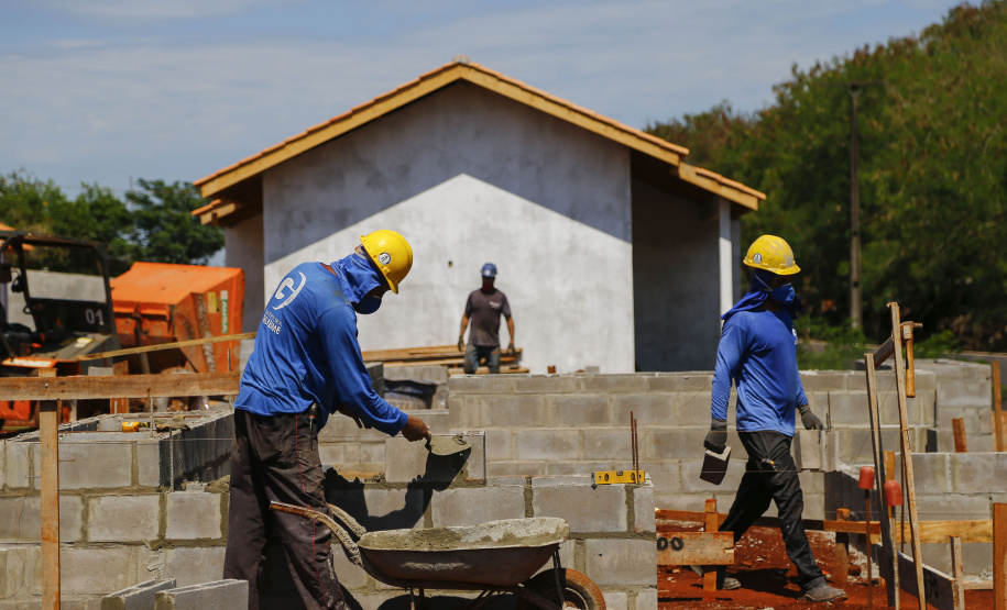 Condomínio do Idoso de Foz do Iguaçu tem 80% das obras executadas. Foto: Jonathan Campos/ AEN
