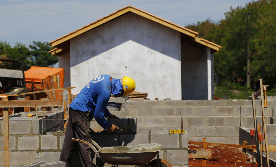 Condomínio do Idoso de Foz do Iguaçu tem 80% das obras executadas. Foto: Jonathan Campos/ AEN