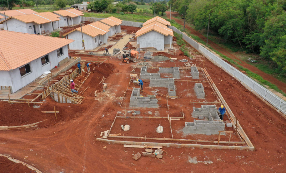 Condomínio do Idoso de Foz do Iguaçu tem 80% das obras executadas. Foto: Alessandro Vieira/AEN