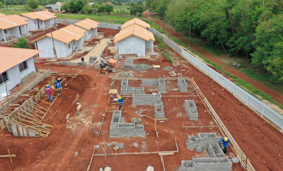 Condomínio do Idoso de Foz do Iguaçu tem 80% das obras executadas. Foto: Alessandro Vieira/AEN
