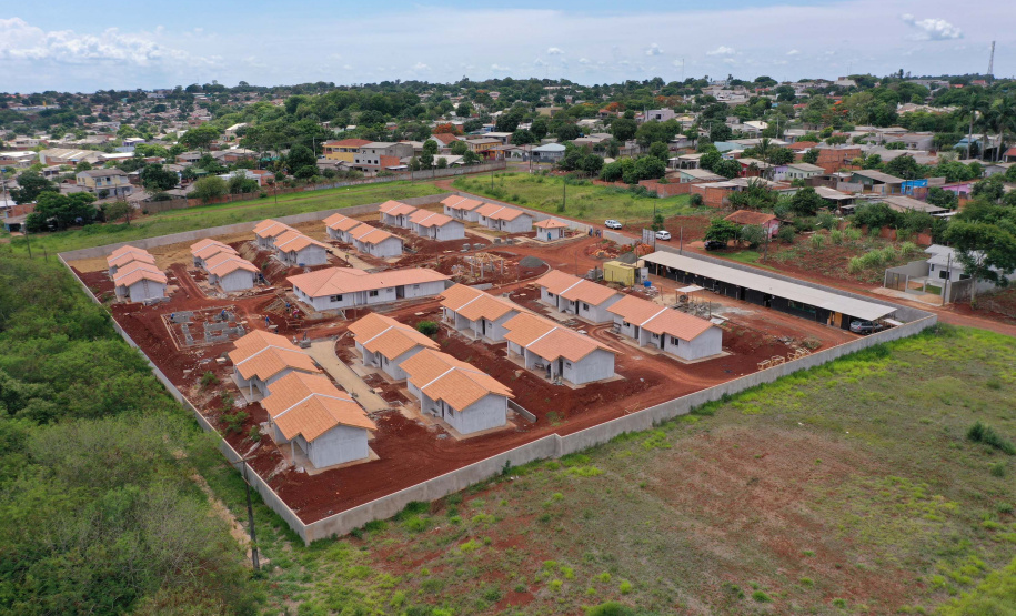 Condomínio do Idoso de Foz do Iguaçu tem 80% das obras executadas. Foto: Alessandro Vieira/AEN