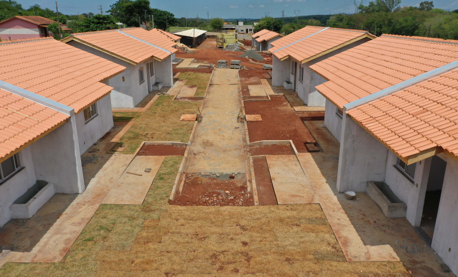 Condomínio do Idoso de Foz do Iguaçu tem 80% das obras executadas. Foto: Alessandro Vieira/AEN