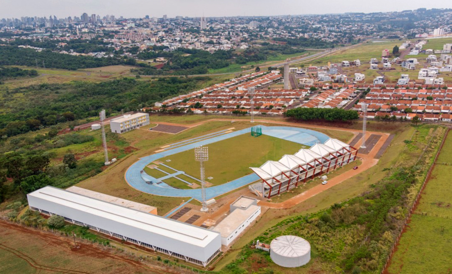 A Paraná Esporte divulga o Edital 01/2021 para instituições de ensino públicas e privadas, sediadas no município de Cascavel, que tenham interesse em projetos de aperfeiçoamento de gestão compartilhada do Centro Nacional de Treinamento de Atletismo – CNTA, localizado no mesmo município.  -  Foto: Divulgação Paraná Esporte