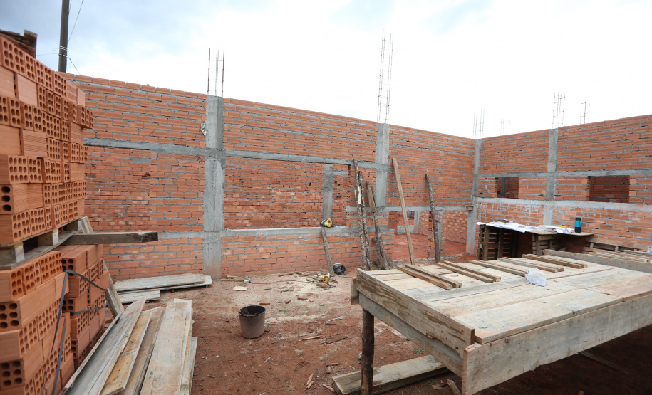 Obra do Centro Integrado de Saude em Quatro Barras. 05/01/2021 - Foto: Geraldo Bubniak/AEN