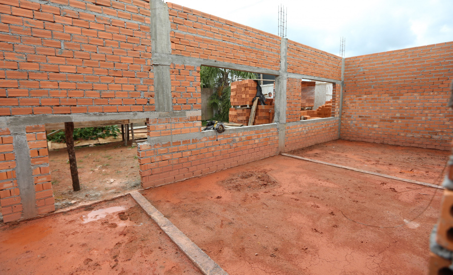 Obra do Centro Integrado de Saude em Quatro Barras. 05/01/2021 - Foto: Geraldo Bubniak/AEN