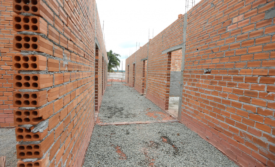 Obra do Centro Integrado de Saude em Quatro Barras. 05/01/2021 - Foto: Geraldo Bubniak/AEN