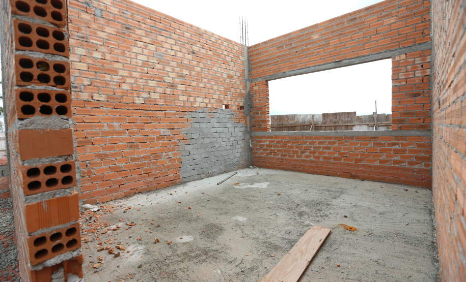 Obra do Centro Integrado de Saude em Quatro Barras. 05/01/2021 - Foto: Geraldo Bubniak/AEN