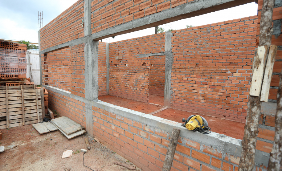 Obra do Centro Integrado de Saude em Quatro Barras. 05/01/2021 - Foto: Geraldo Bubniak/AEN