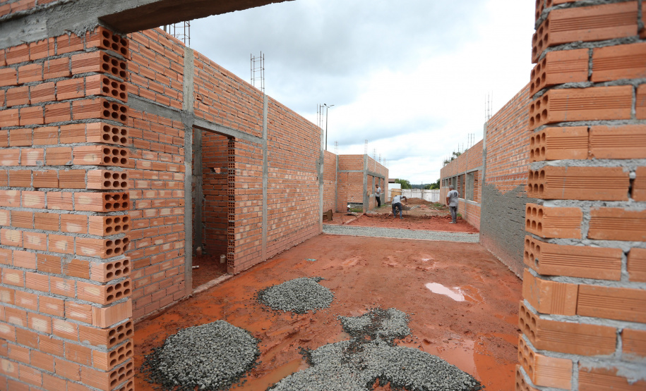 Obra do Centro Integrado de Saude em Quatro Barras. 05/01/2021 - Foto: Geraldo Bubniak/AEN